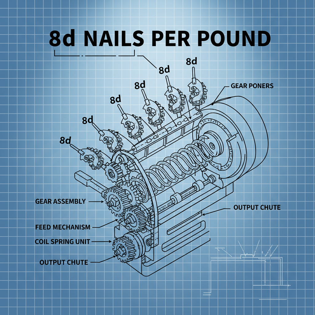 A Comprehensive Guide to Understanding 8D Nails Per Pound for Construction