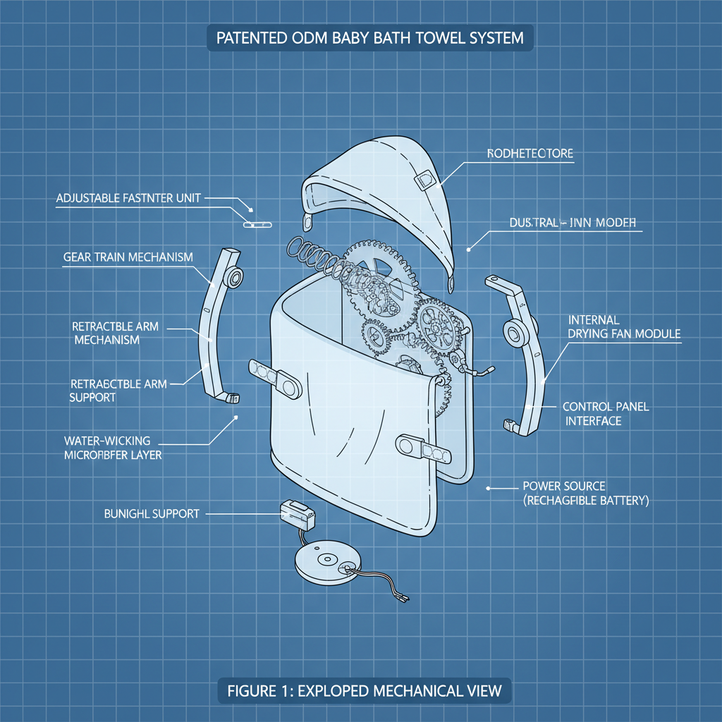 High Quality ODM Baby Bath Towel Manufacturing and Customization Services