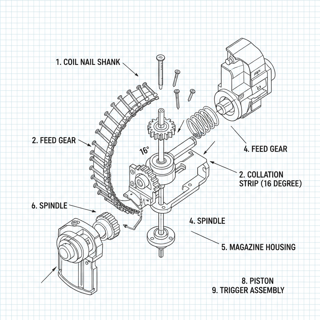 Comprehensive Guide to 16 Degree Coil Nails for Construction and DIY Projects