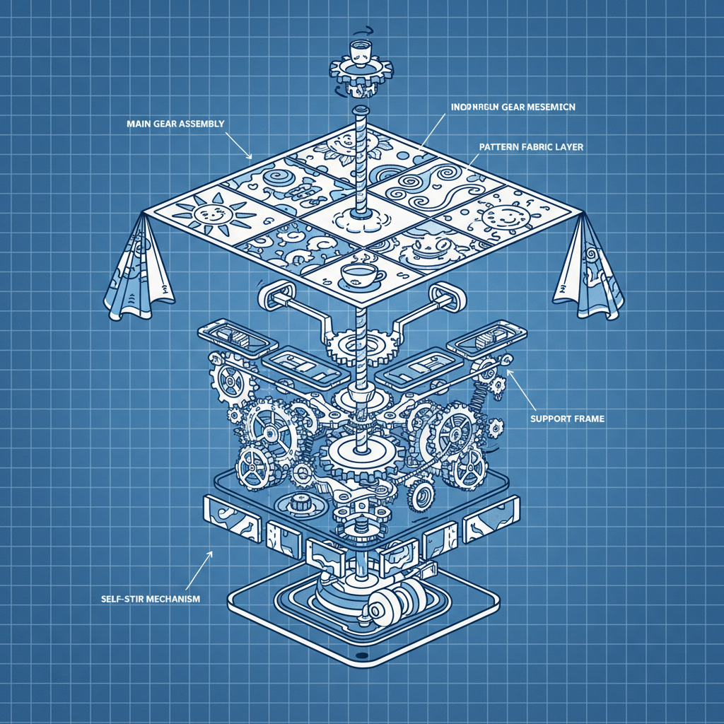 Elevate Your Dining Experience with a Funky Tablecloth from HBMEC Textiles