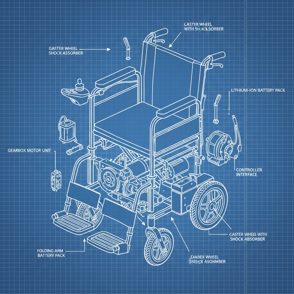 Maximize Mobility with a Convenient Fold Down Electric Wheelchair