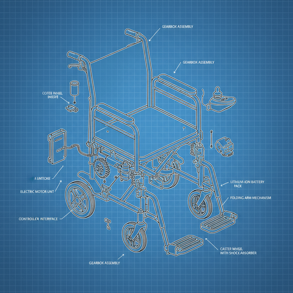 Maximize Mobility with a Convenient Fold Down Electric Wheelchair