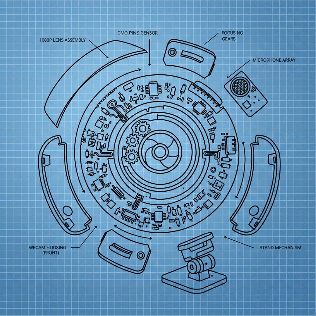 Enhance Your Communication with a HighQuality 1080p Webcam Built in Microphone Web Camera