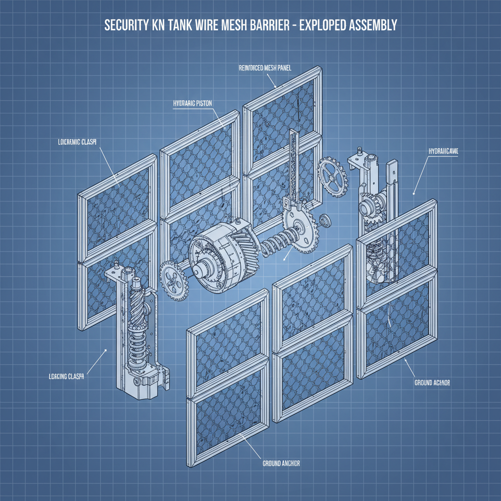 Enhanced Perimeter Security with Robust KN Tank Wire Mesh Barriers