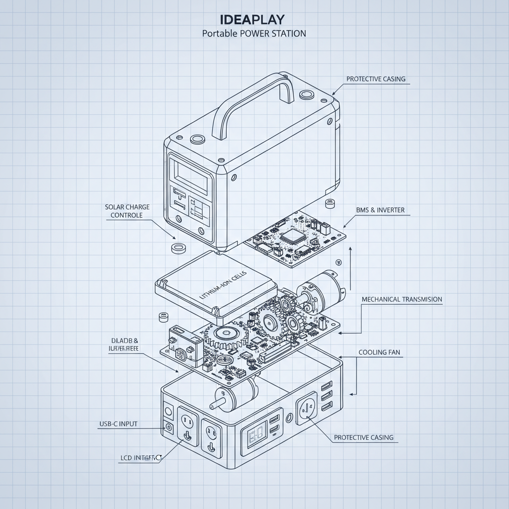 Ideaplay Portable Power Station Your Ultimate Power Solution for Any Adventure