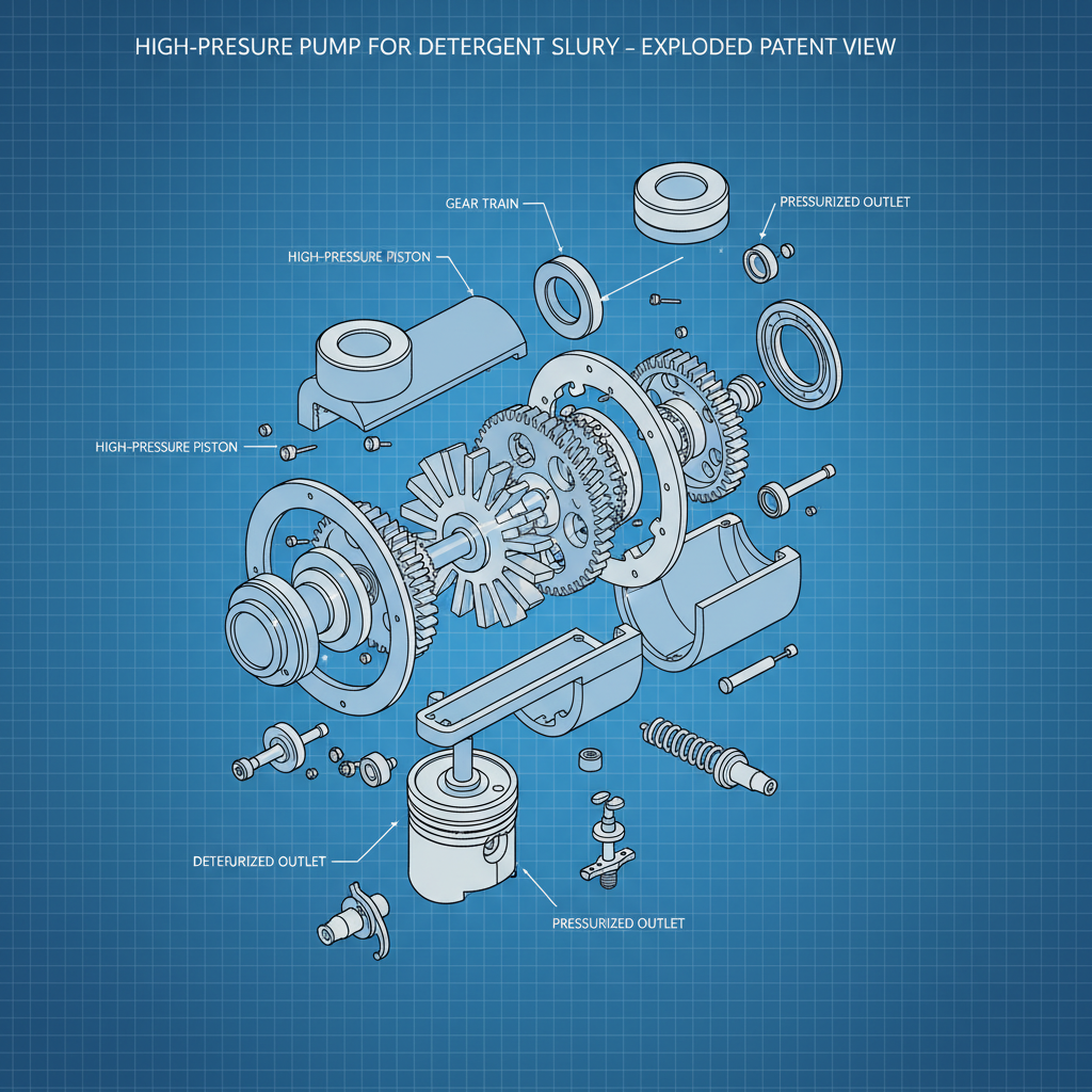 High Quality High Pressure Pump for Detergent Slurry Solutions and Applications