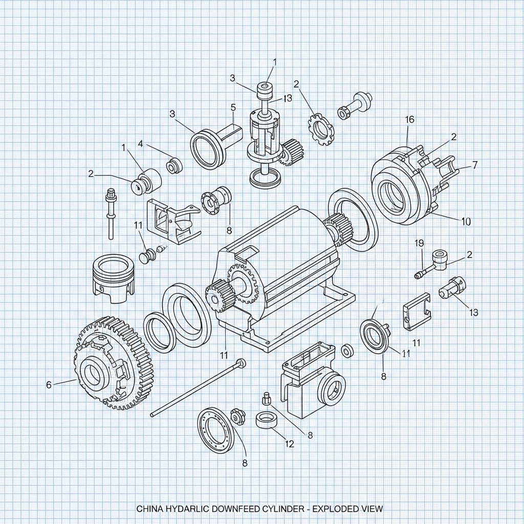 China Hydraulic Downfeed Cylinder Sourcing and Industrial Applications Guide