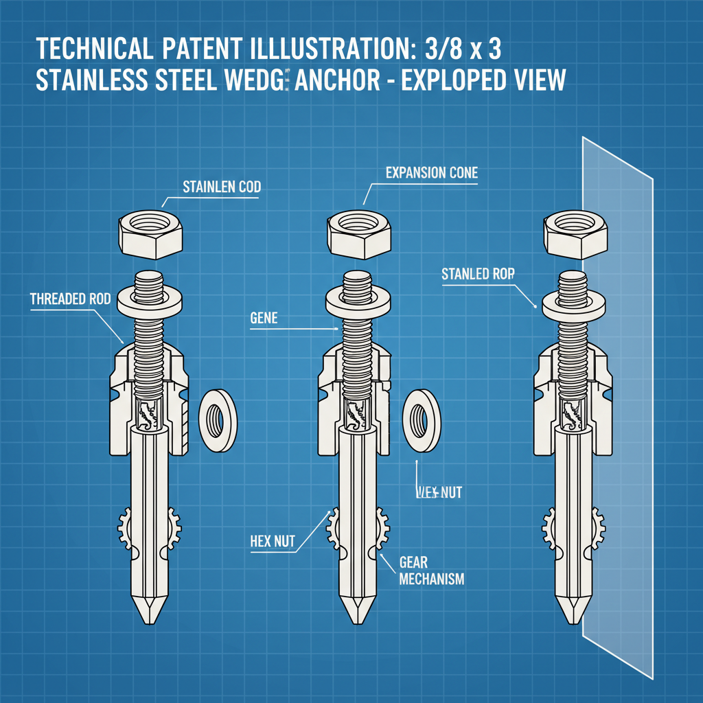 Comprehensive Guide to the 3/8 x 3 Stainless Steel Wedge Anchor for Robust Fastening