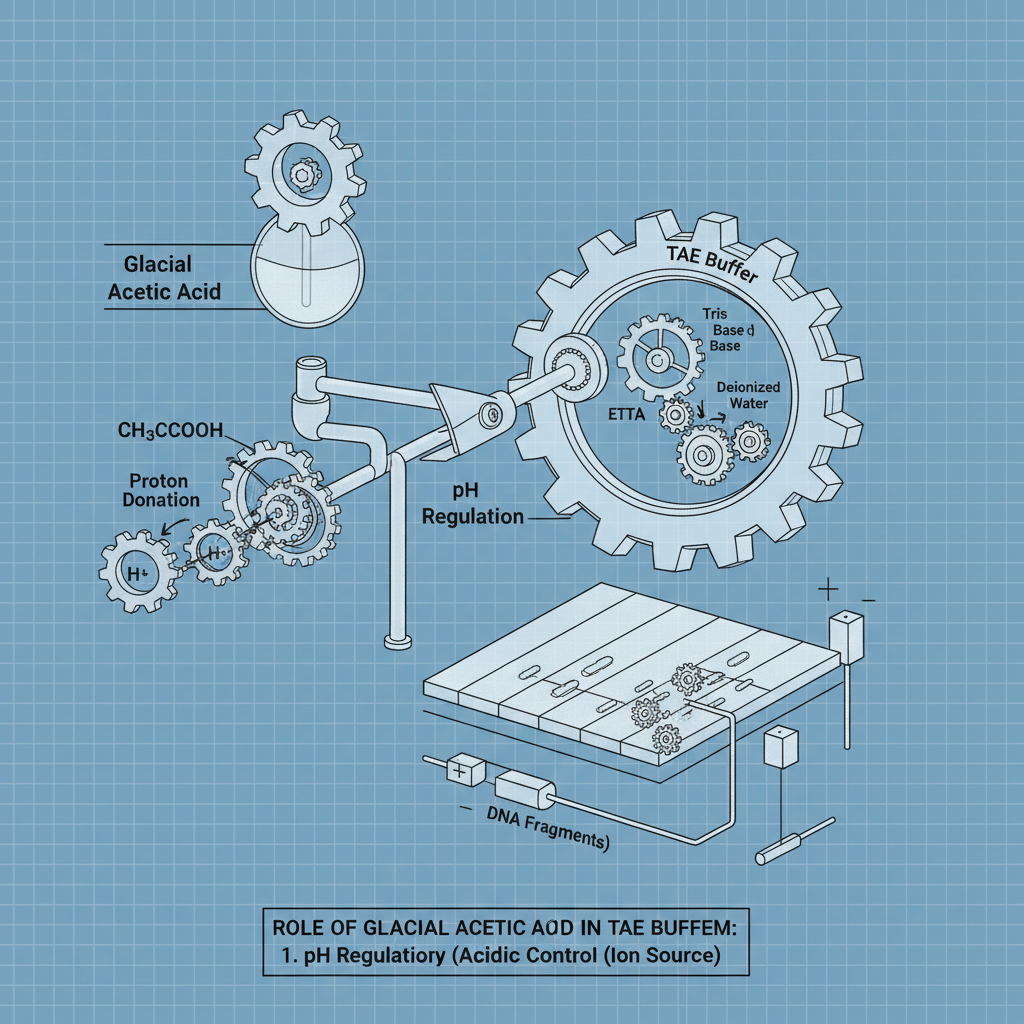 The Critical Role of Glacial Acetic Acid in TAE Buffer for Molecular Biology