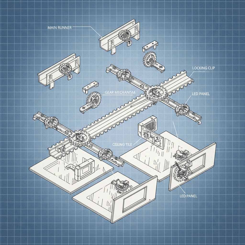 Comprehensive Guide to Surface Mount Ceiling Grid System Design and Installation