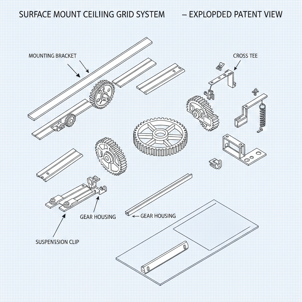 Comprehensive Guide to Surface Mount Ceiling Grid System Design and Installation