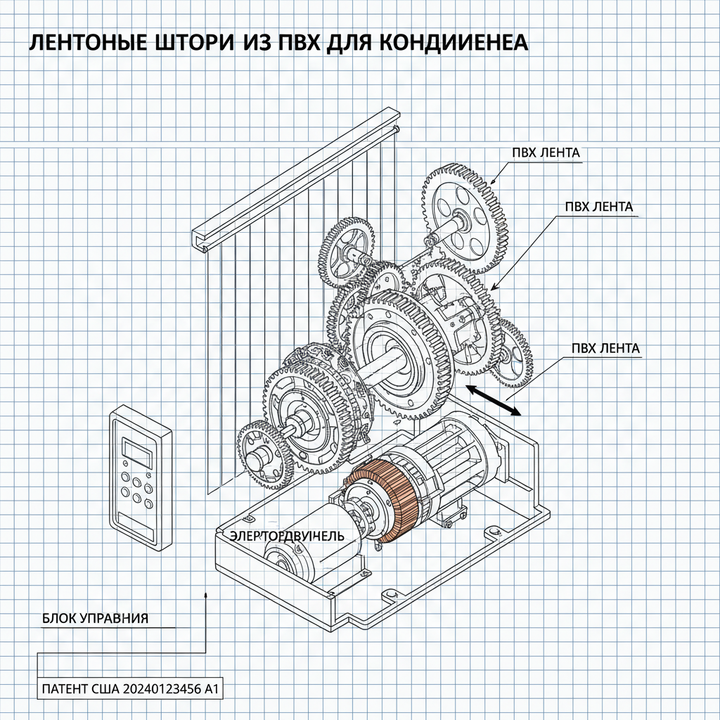 Enhance AC Efficiency with ленточные шторы из пвх для кондиционера PVC Strip Curtains