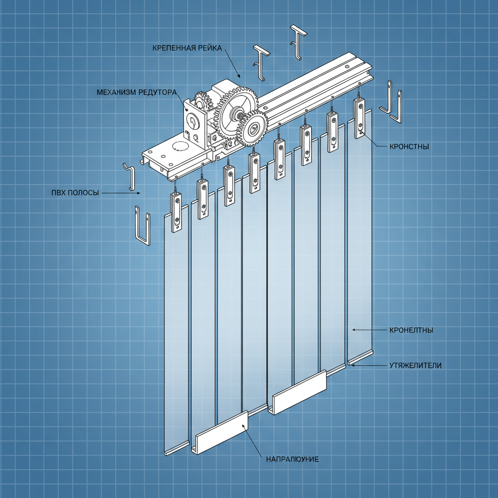 Enhance AC Efficiency with ленточные шторы из пвх для кондиционера PVC Strip Curtains