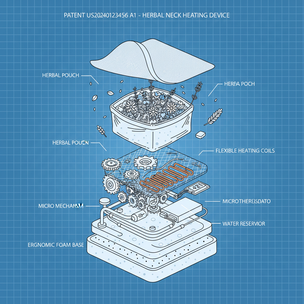 Experience Soothing Relief with a Herbal Neck Heating Pad for Pain Management