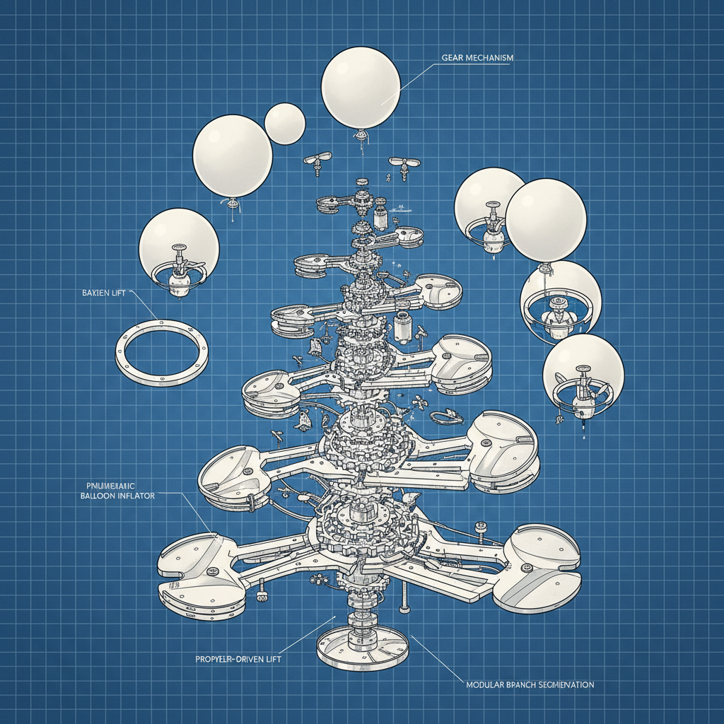 Enhance Your Holiday Cheer with Stunning Christmas Trees with Balloons Enhance Your Holiday Cheer with Stunning Christmas Trees with Balloons