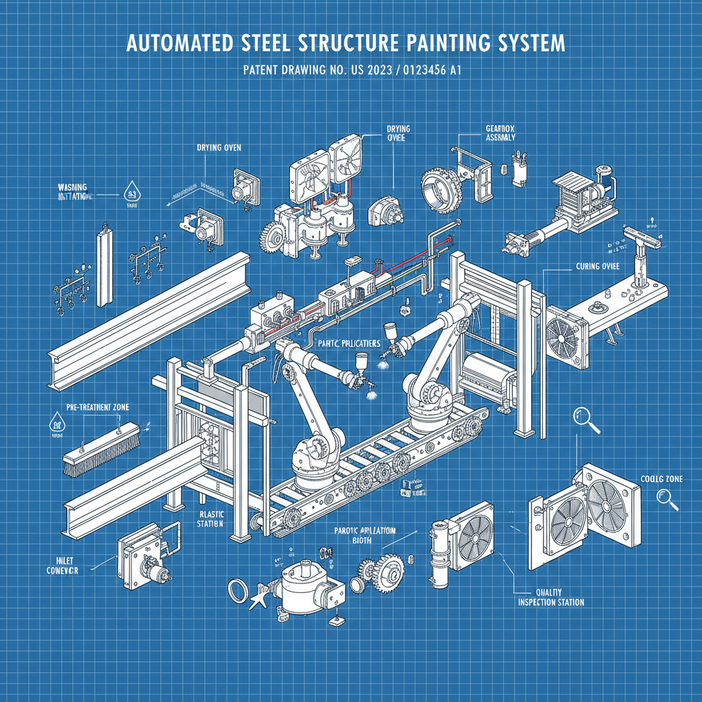 Fully Automatic Painting Line for Steel Structure Optimizes Production Fully Automatic Painting Line for Steel Structure Optimizes Production