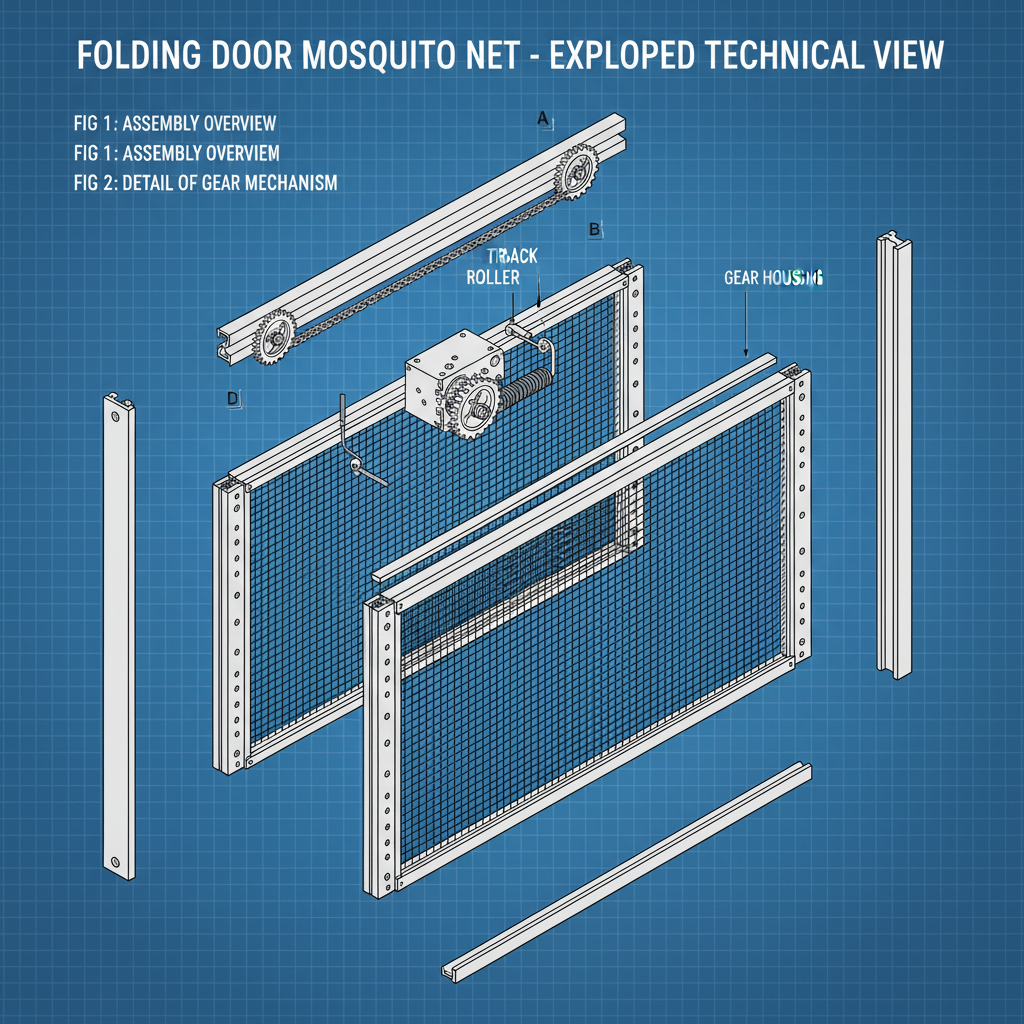 Maximize Comfort with a High Quality Folding Door Mosquito Net for Your Home