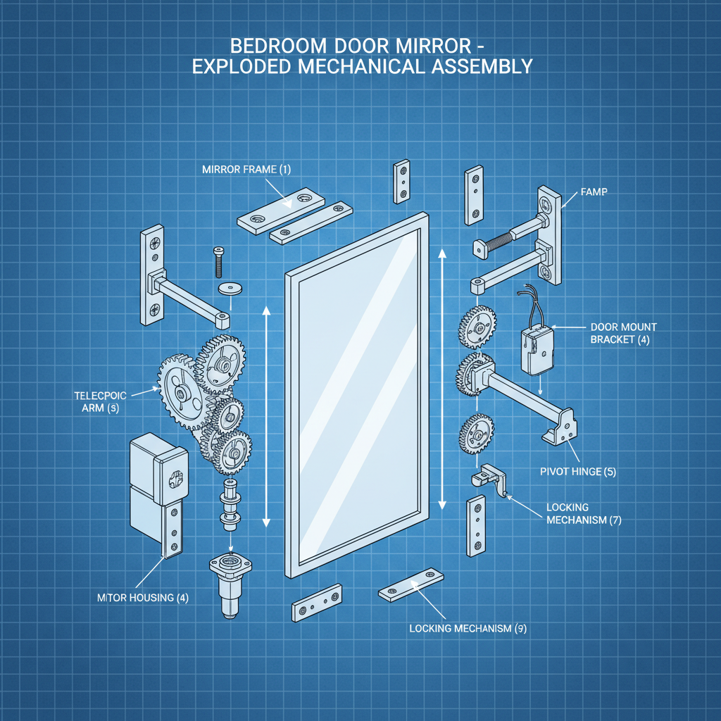 Choosing the Ideal Bedroom Door Mirror for Style and Space Enhancement