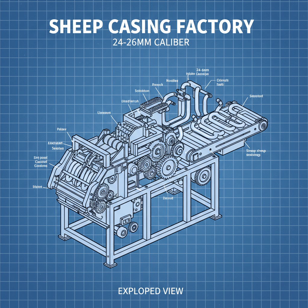 Sourcing Premium 24 26mm Sheep Casing Factory for Sausage Production