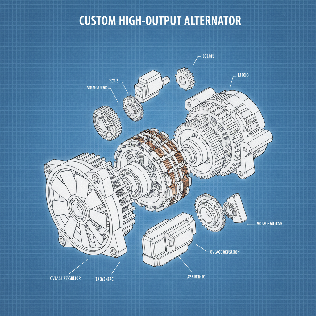 Maximize Performance with a Custom High Output Alternator Solution