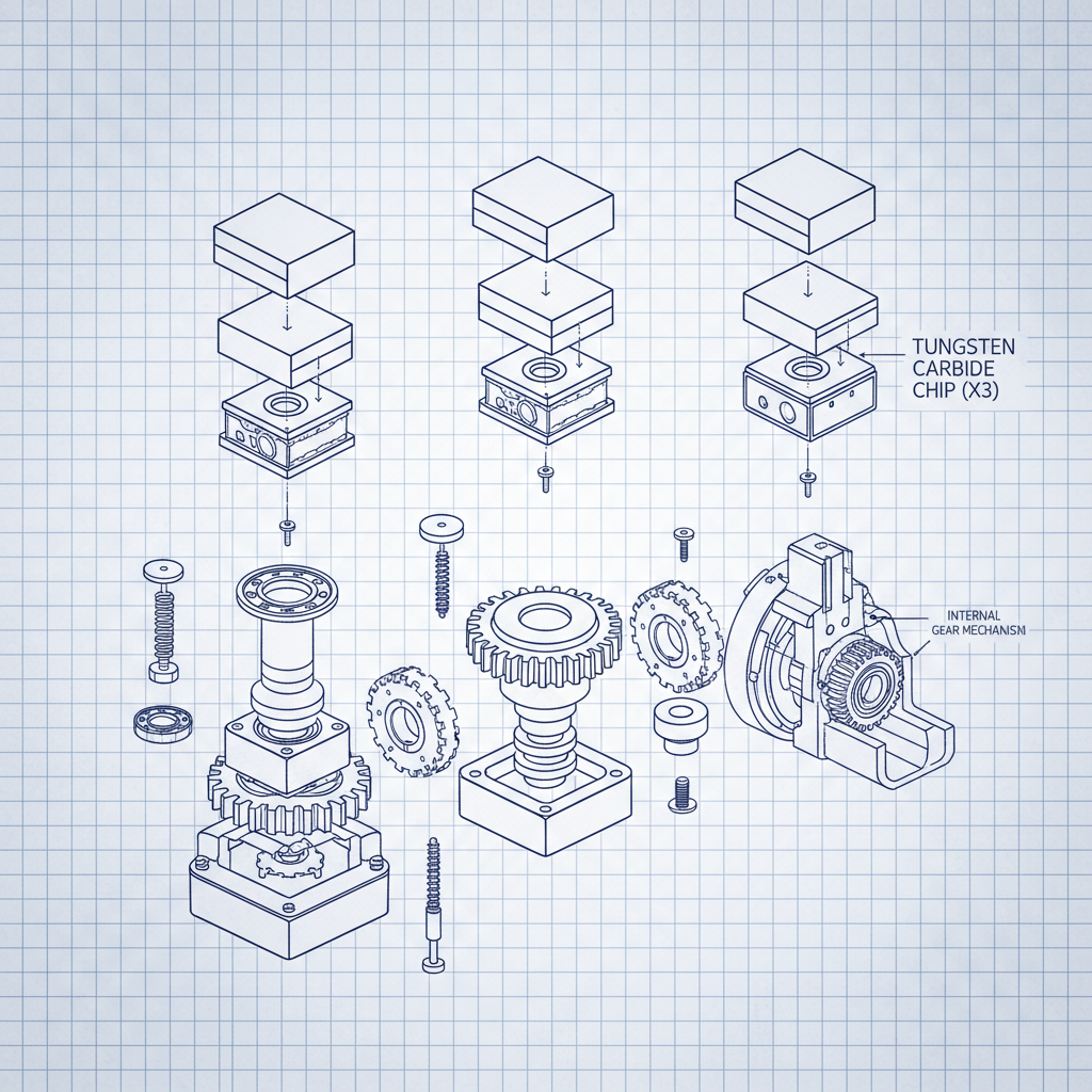 MechBlades High Performance Triple Chip Blades of Tungsten Carbide Solutions