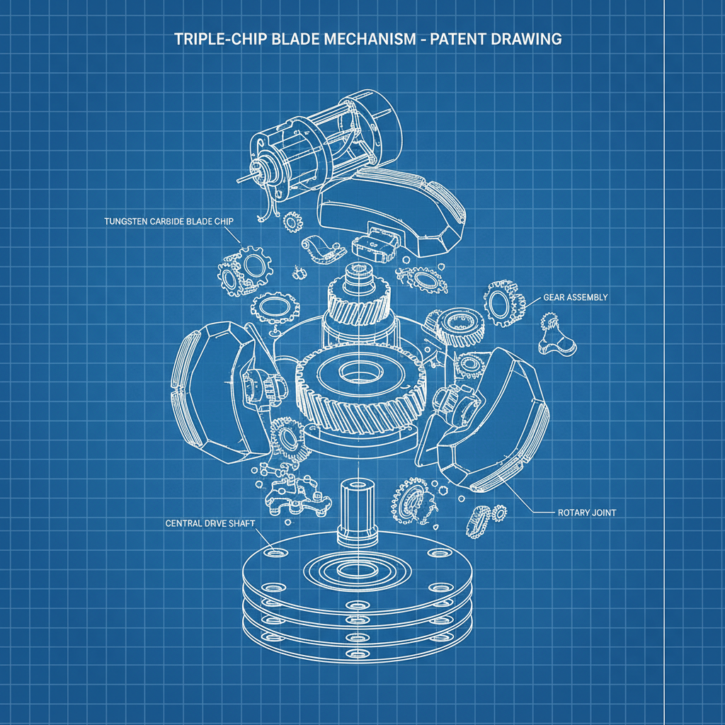 MechBlades High Performance Triple Chip Blades of Tungsten Carbide Solutions