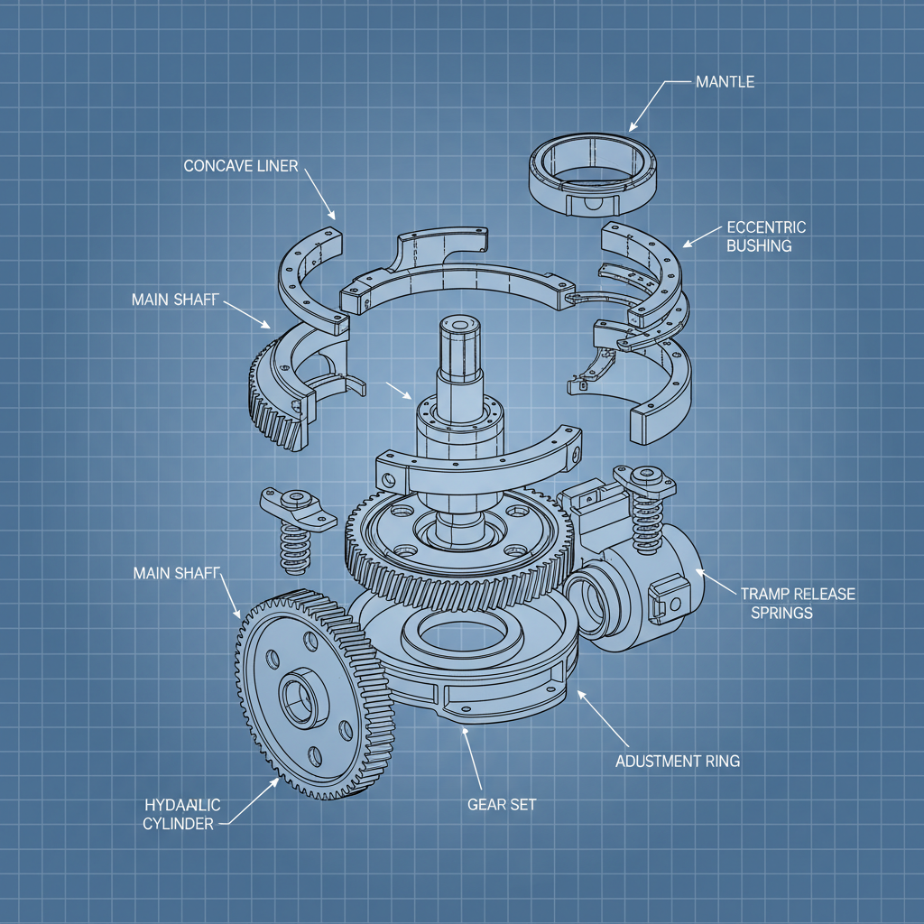 Maximize Cone Rock Crusher Performance with Quality Crusher Wear Parts Replaced
