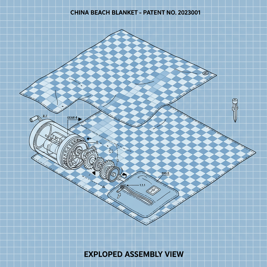 Enjoy Outdoor Adventures with a China Beach Picnic Camping Pocket Blanket