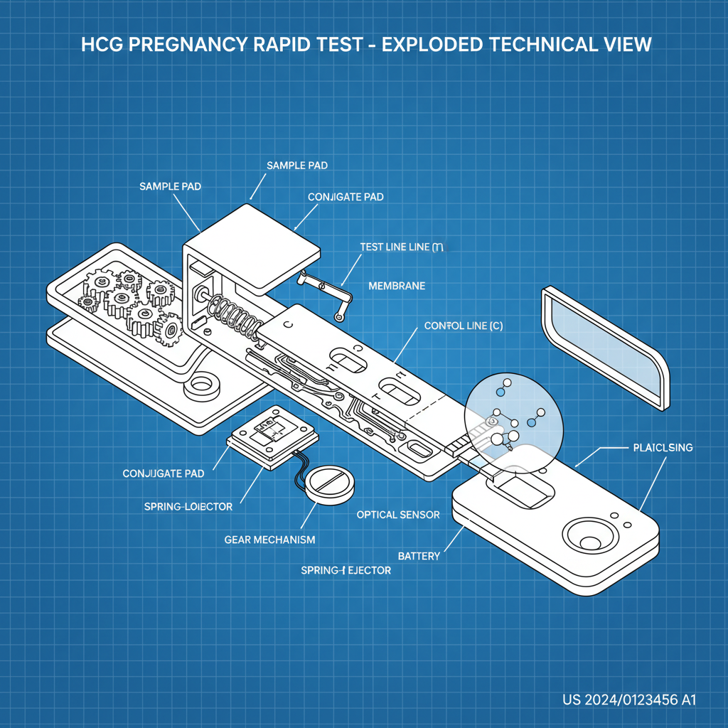 PrisesBio HCG Pregnancy Rapid Test 2.5mm for Early and Accurate Detection