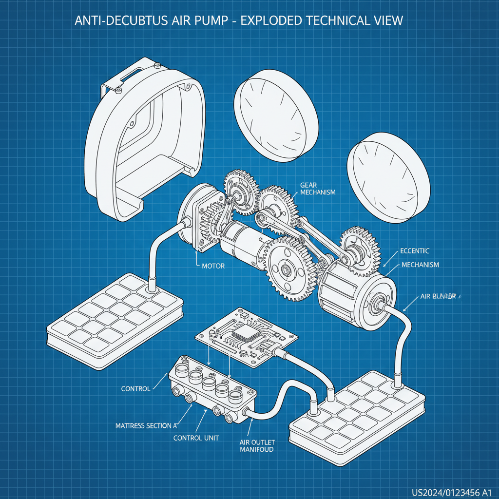 Advanced Anti Decubitus Air Pump Technology for Pressure Ulcer Prevention