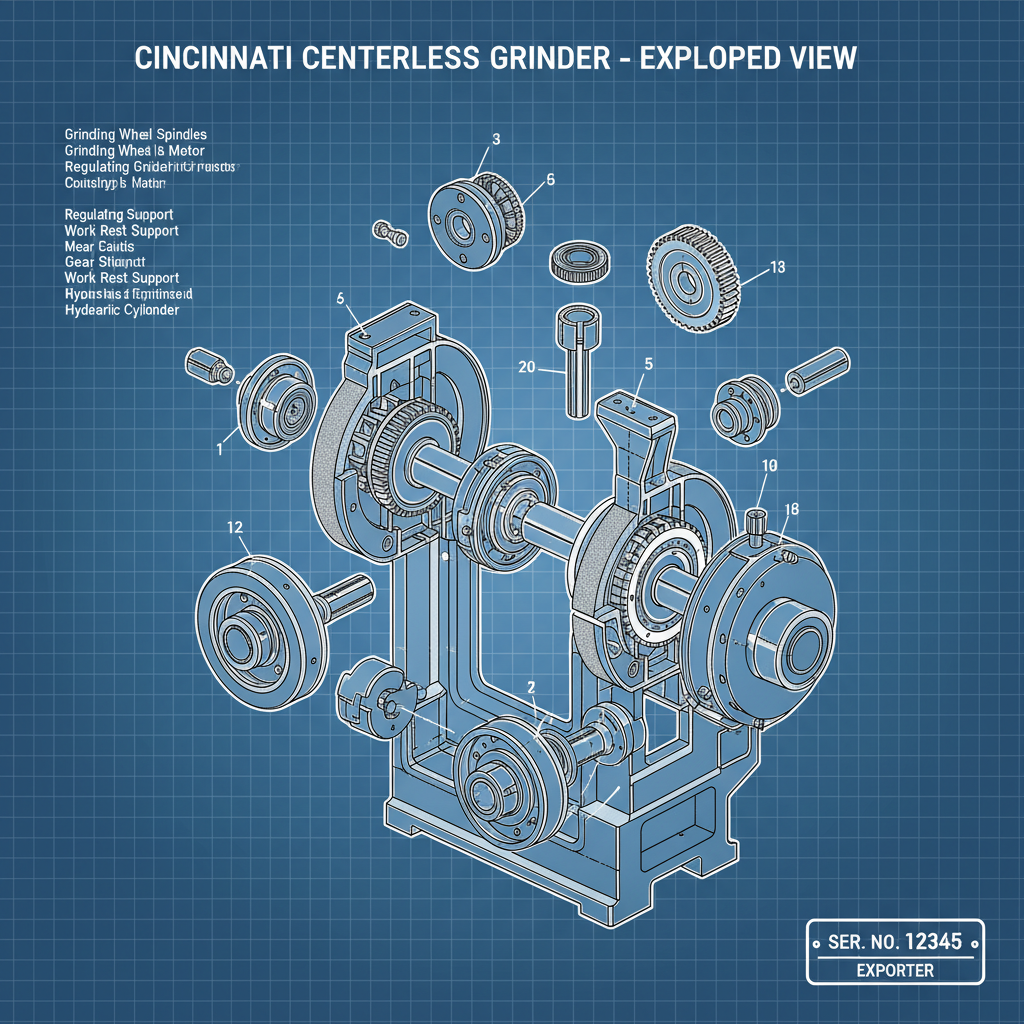 Cincinnati Serial Number Centerless Grinder Exporter for Global Precision Machining