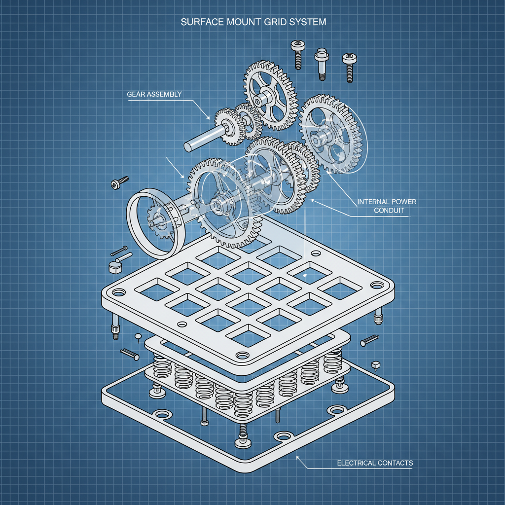 Exploring the Benefits of Surface Mount Grid System for Modern Ceiling Designs