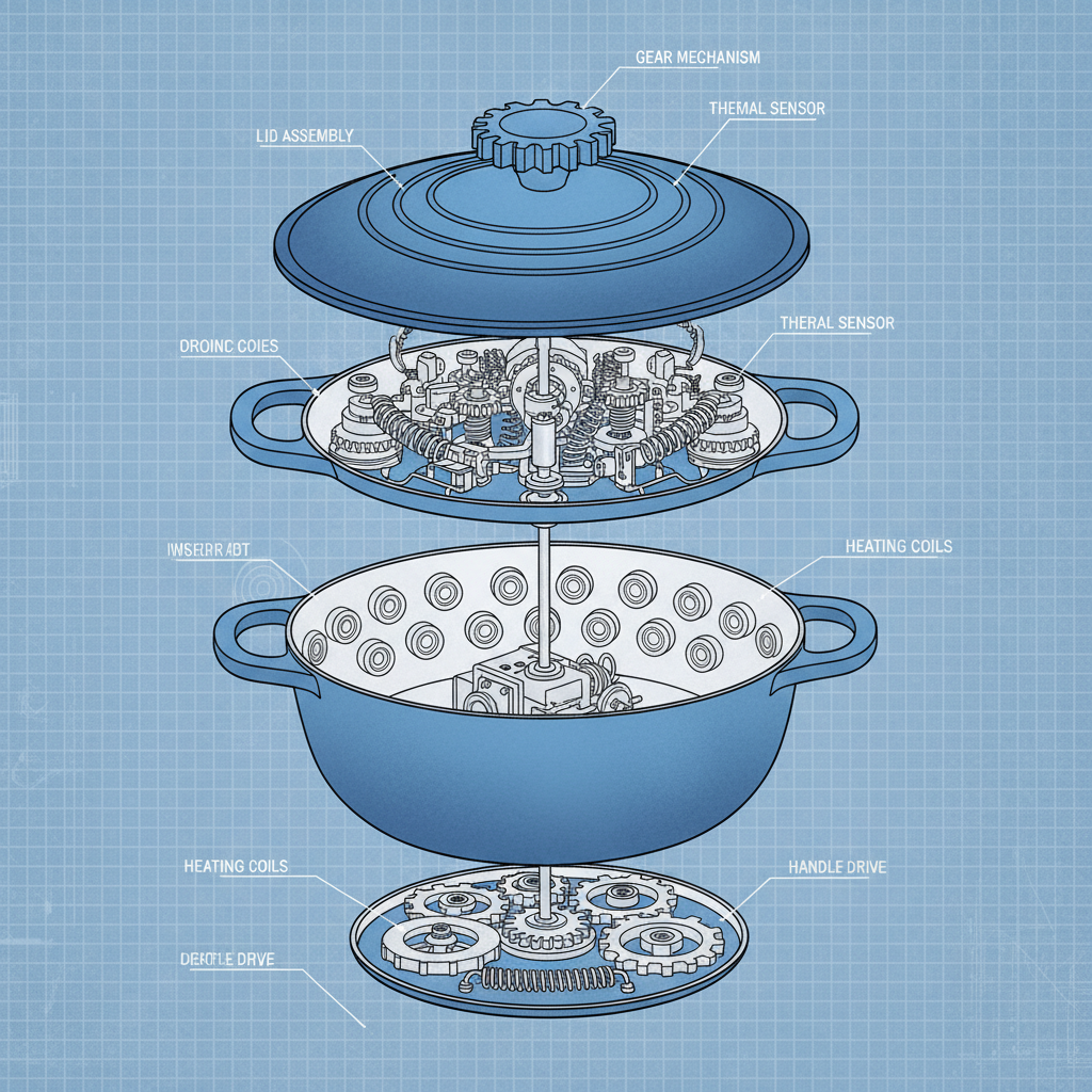 Discover the Versatility of the ZD Cookware Blue Oval Dutch Oven