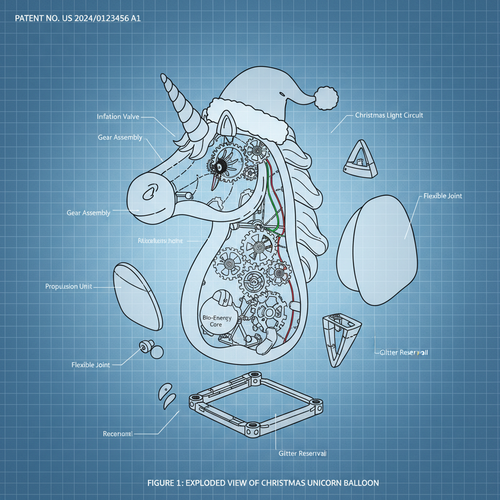 Enhance Your Christmas with a Magical Christmas Unicorn Balloon Decoration