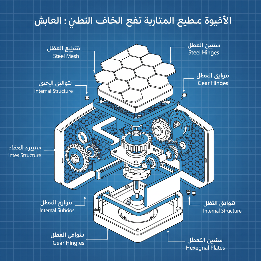 Advanced Honeycomb Steel Mesh شبكة فولاذية على شكل عسل النحل for Superior Performance