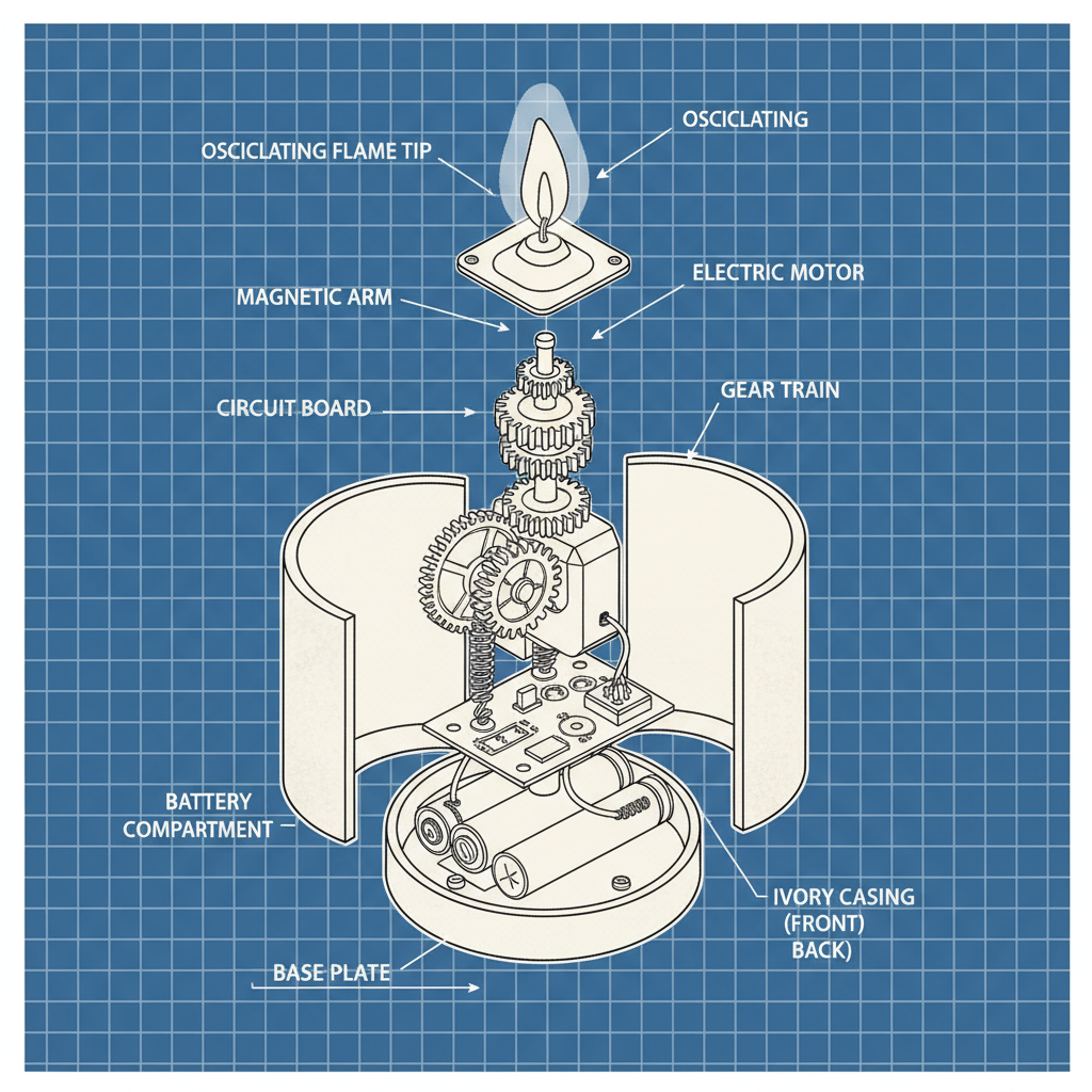 Enhance Your Home with Elegant Ivory Flameless Candles from Ouni Candle