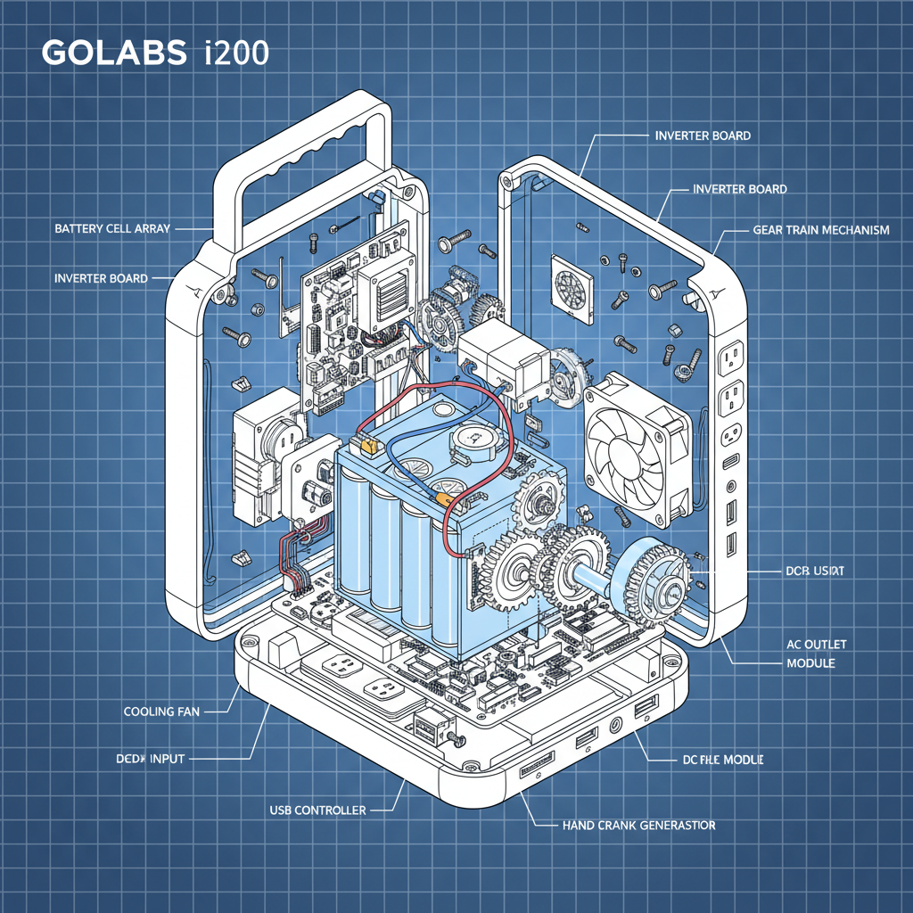 GoLabs Portable Power Station i200 Your Ultimate Power Solution