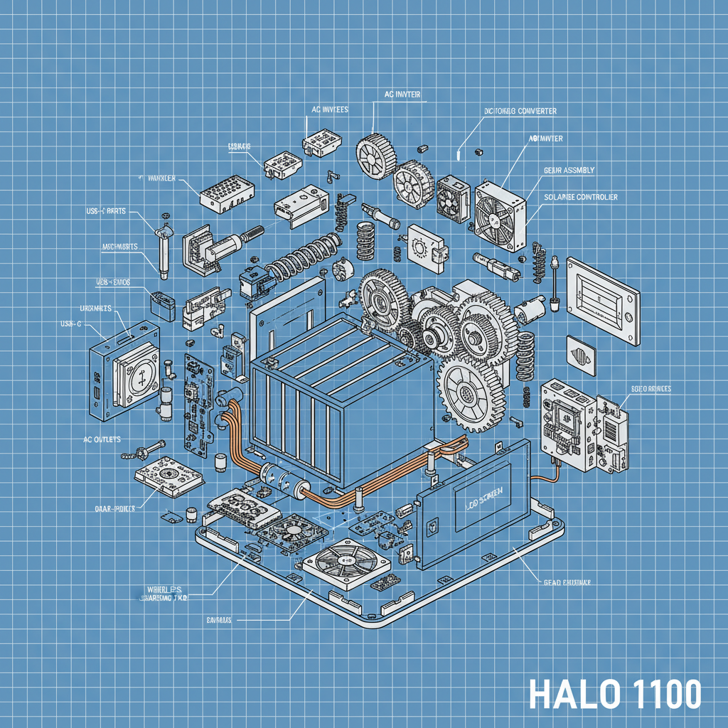 Halo Portable Power Station 1100 A Comprehensive User Guide