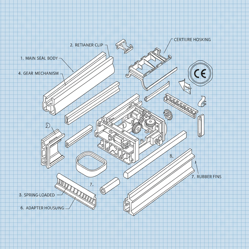 CE Certification Shower Door Strip Seal Ensuring Quality and Compliance