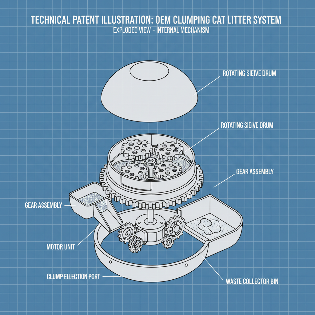 Superior OEM Clumping Sand Cat Litter for a Cleaner Home Environment