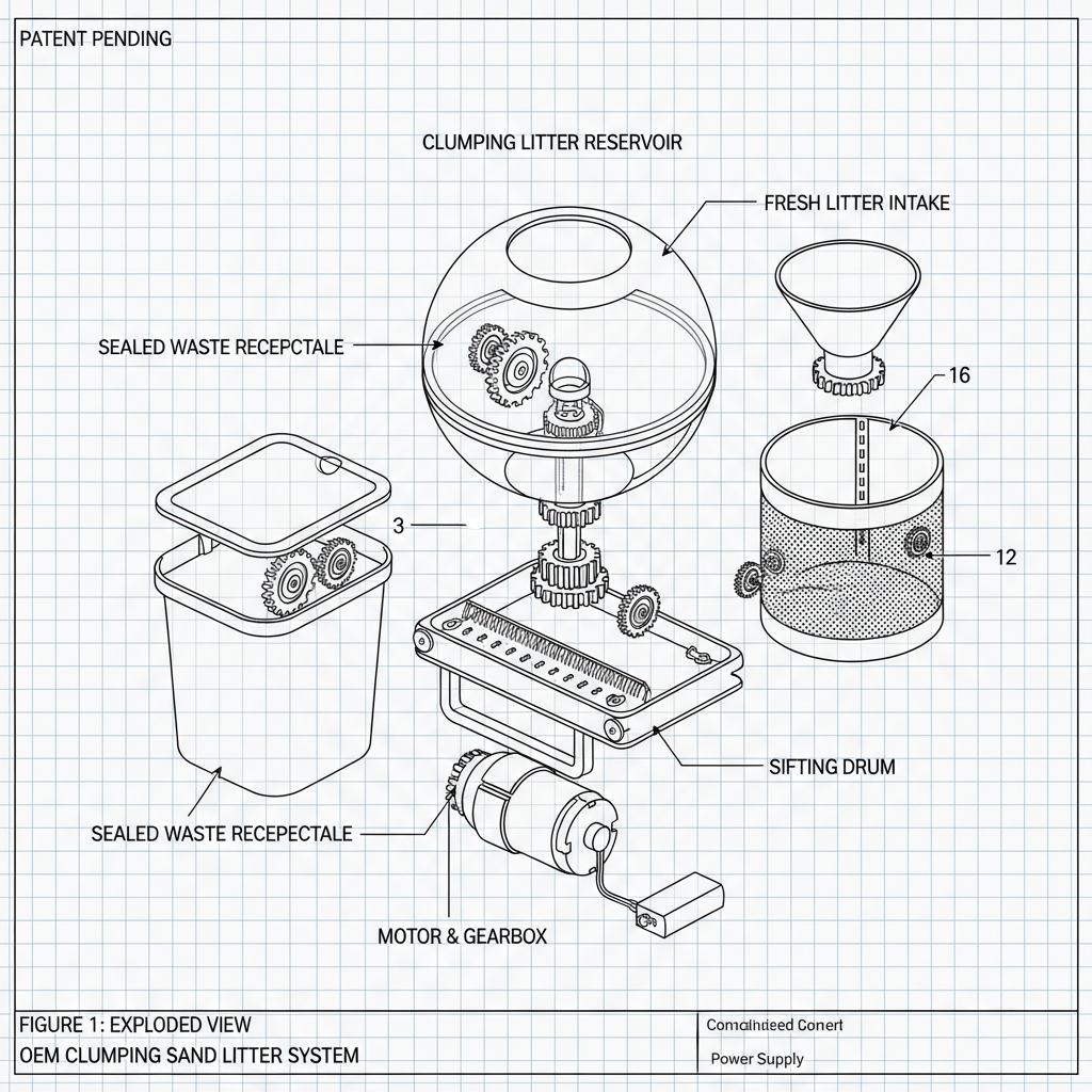 Superior OEM Clumping Sand Cat Litter for a Cleaner Home Environment