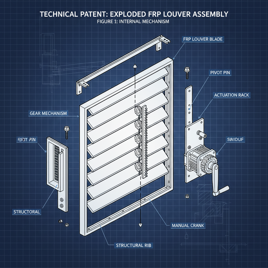 Comprehensive Guide to Durable and Corrosion Resistant FRP Louver Systems