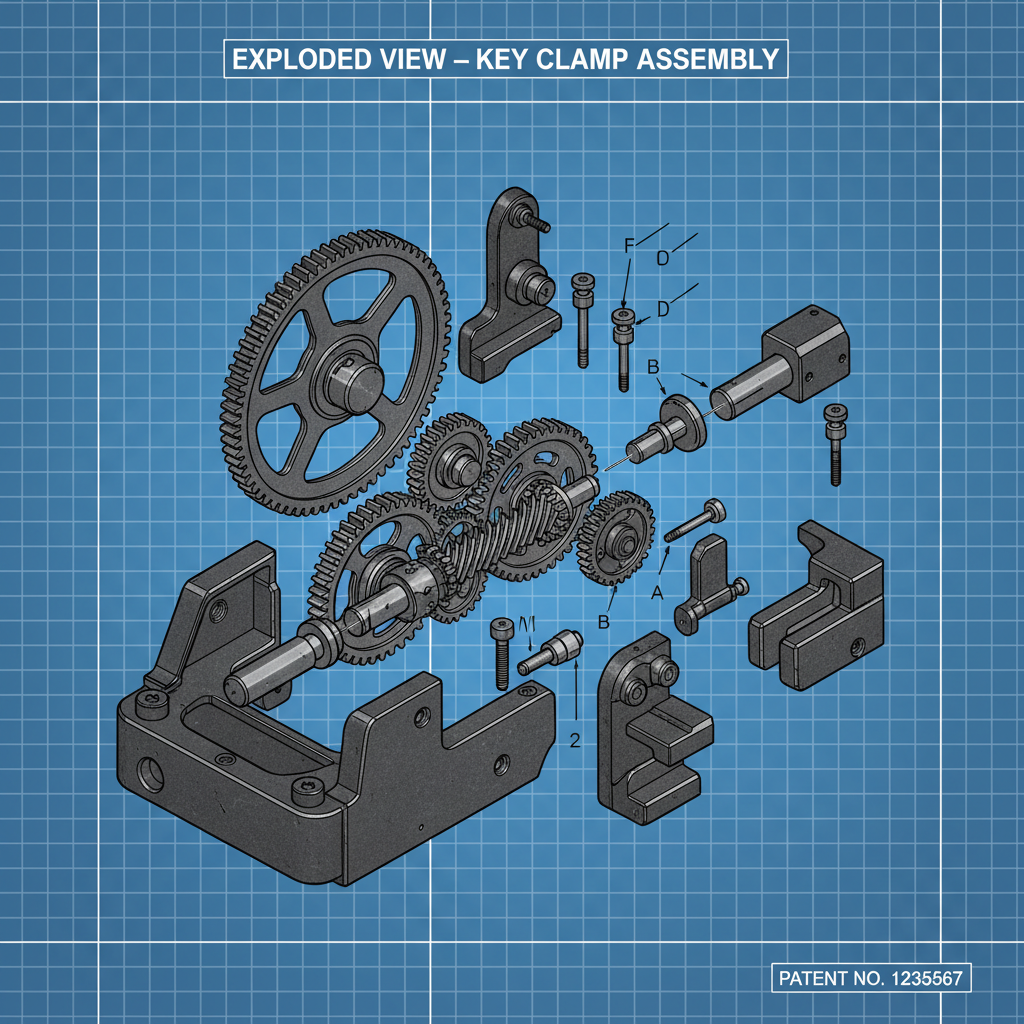 China Black Raw Key Clamp Guide for Construction and Industrial Projects