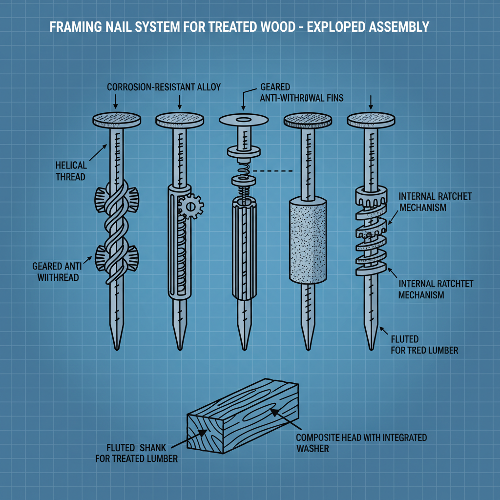 Essential Guide to Selecting Framing Nails for Treated Lumber Applications