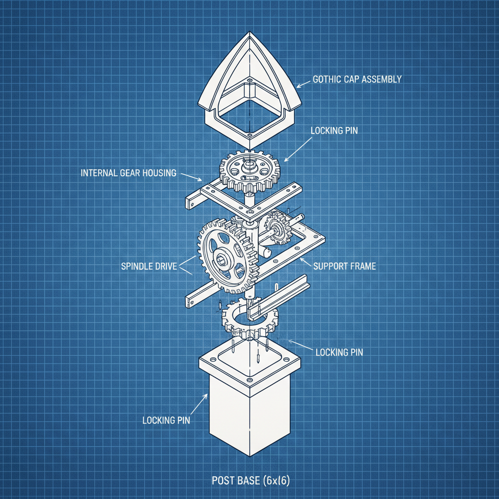 Enhancing Property Aesthetics and Durability with 6x6 Gothic Fence Post