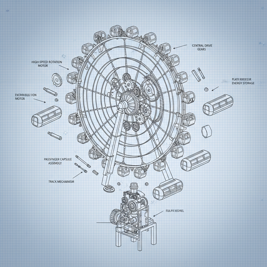 Experience the Thrill of the Fast Ferris Wheel A Modern Amusement Ride