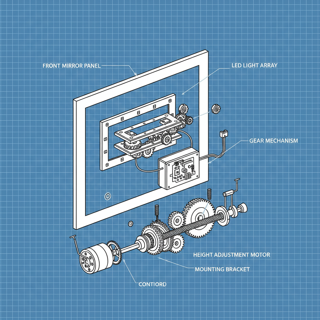 Enhance Your Bathroom with a Stylish Rectangular Lighted Bathroom Mirror