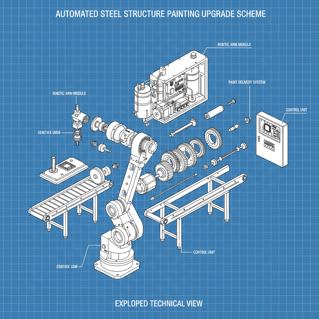 Advancing Steel Structure Painting with Automation of Upgrading Scheme of Automatic Painting