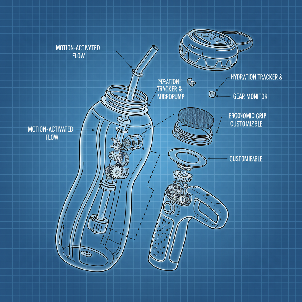 Personalised Running Water Bottle For Peak Hydration And Style