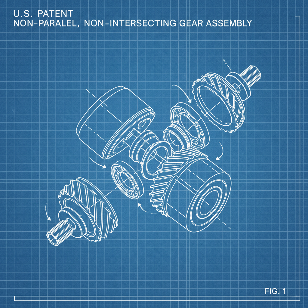 Exploring NonParallel NonIntersecting Gears for Advanced Mechanical Systems